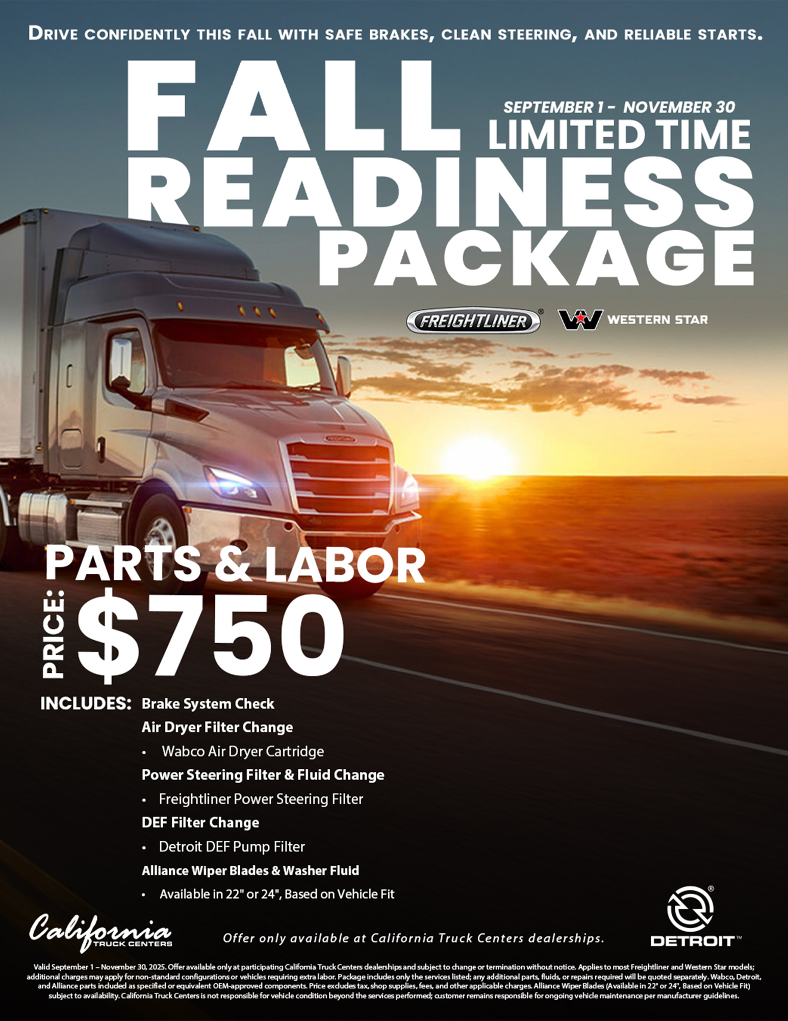 Fall Readiness Package Limited Time