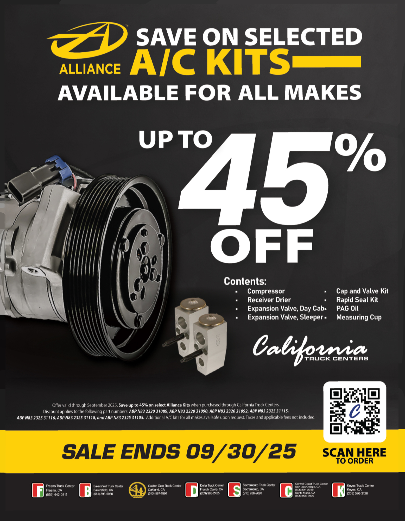 Save on selected Alliance A/C KITS 