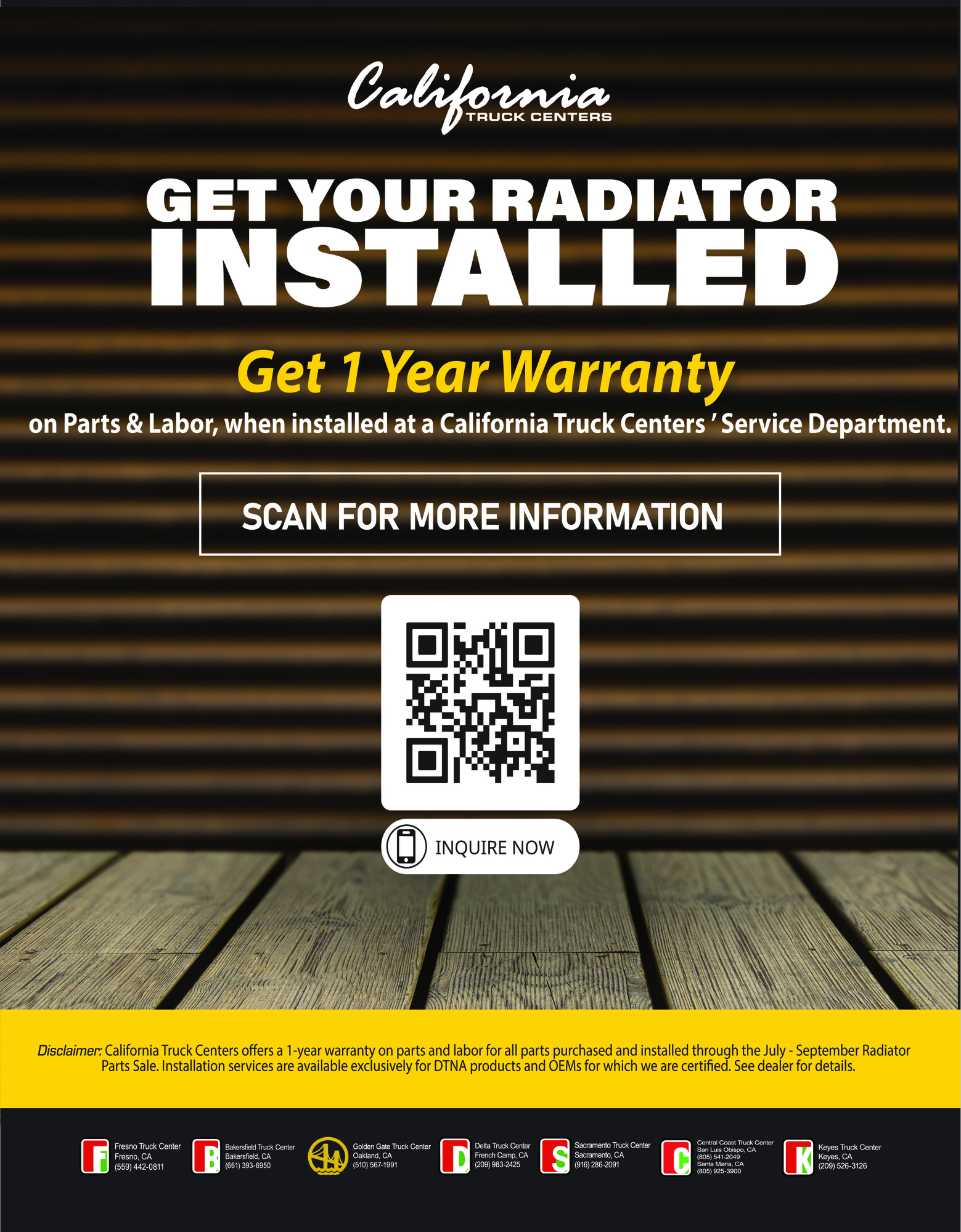 Installation on Radiators