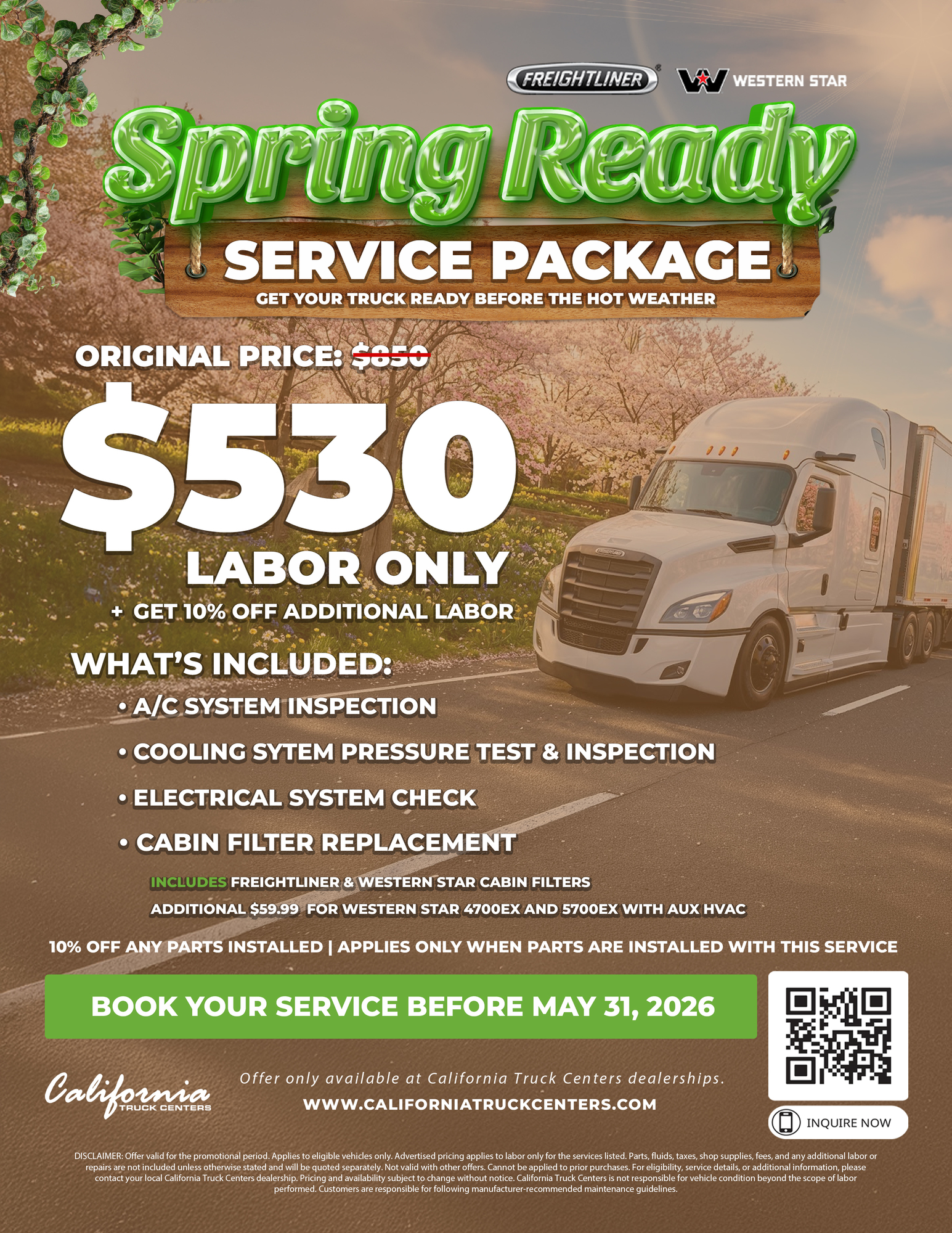 Spring Ready Service Package