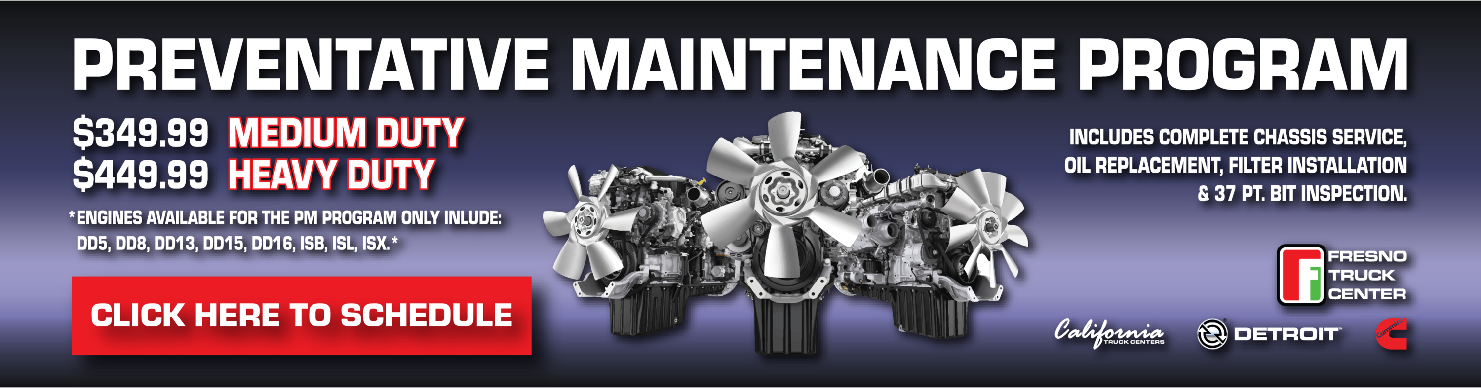 Go to californiatruckcenters.com (ftc-service-appointment subpage)