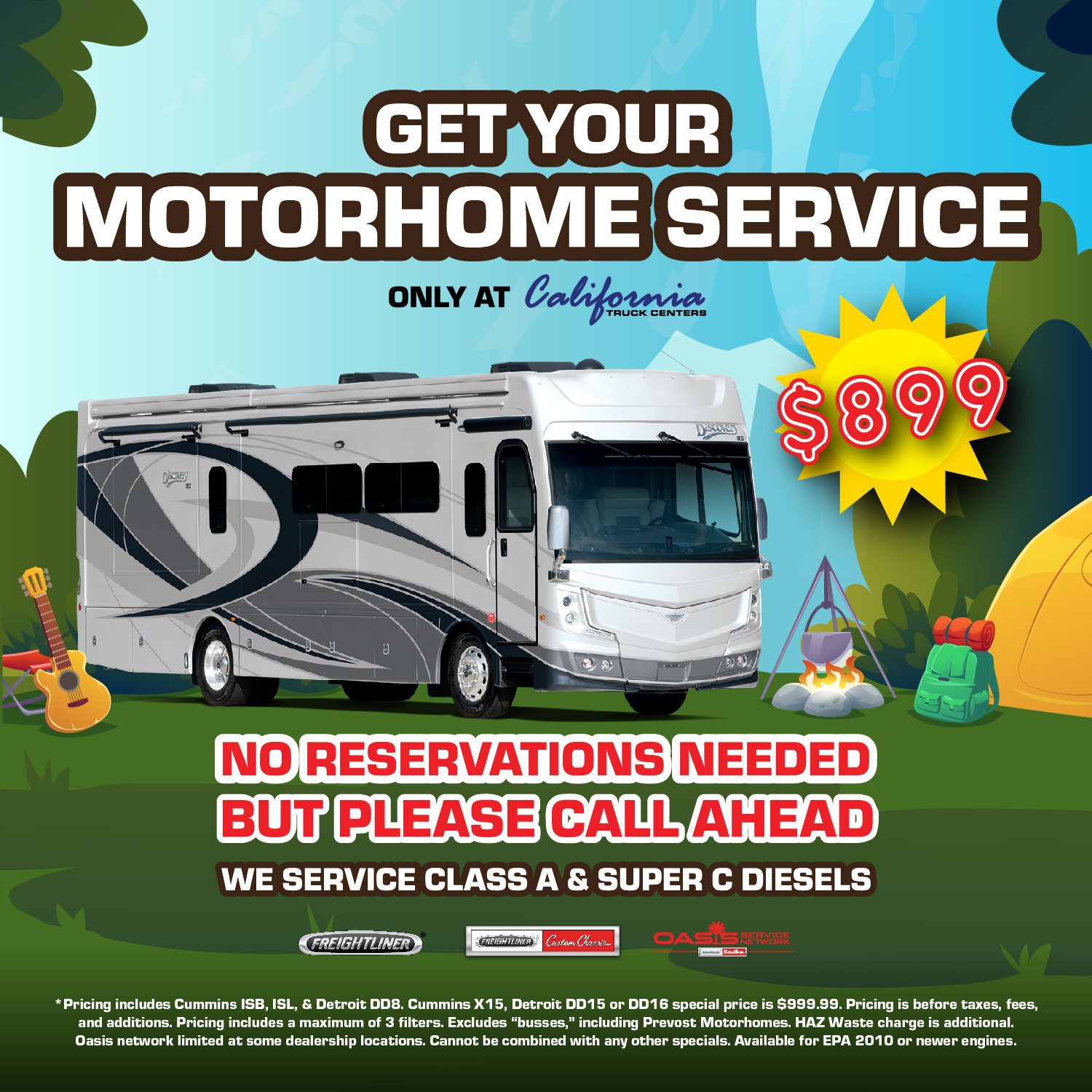 Rv specials california truck centers sacramento